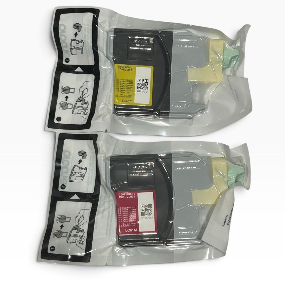 Brother LC61CL Innobella Color Ink Cartridges 3-Pack Cyan Magenta Yellow LC613PK
